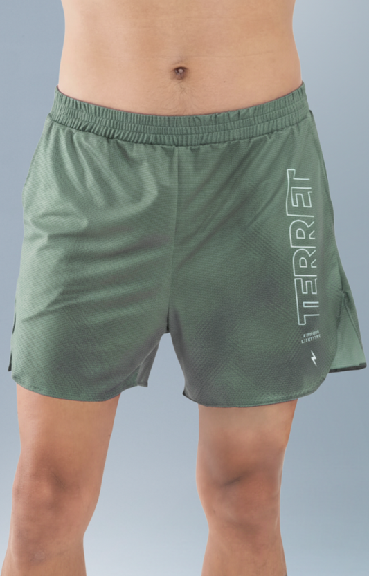 OSAKA RUNNING OLIVE SHORT