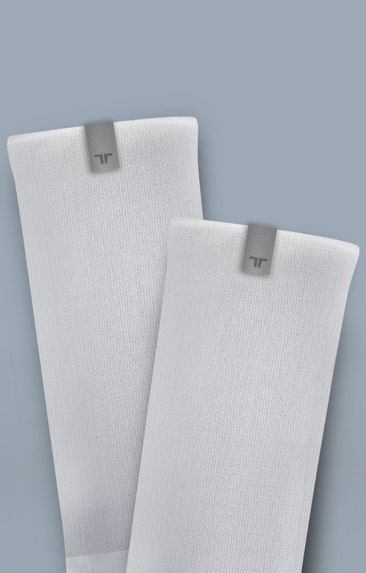 Medias De Running con Compresión Terret Classic White Socks