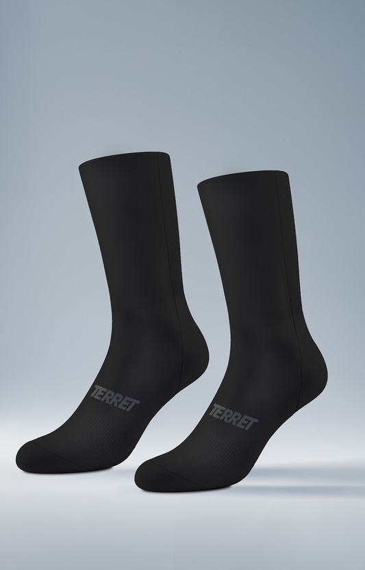 Medias De Running con Compresión Reflective Black Power Socks