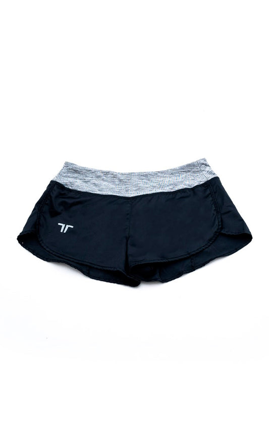 Running Short Woman Fly One Black