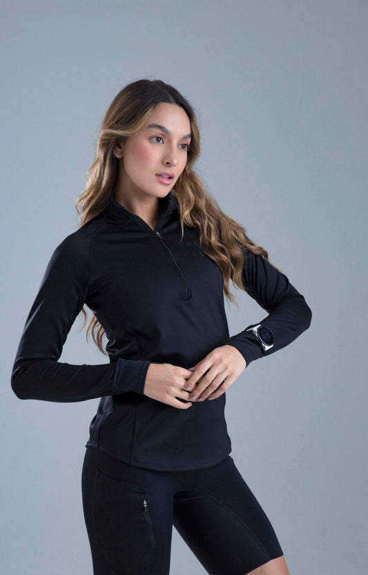 BUZO TÉRMICO VISIONE RITMO BLACK MUJER