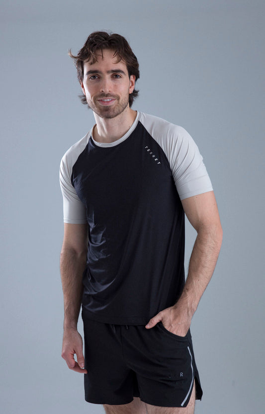 CAMISETA RUNNING HOMBRE ESSENZA POTENZA BLACK