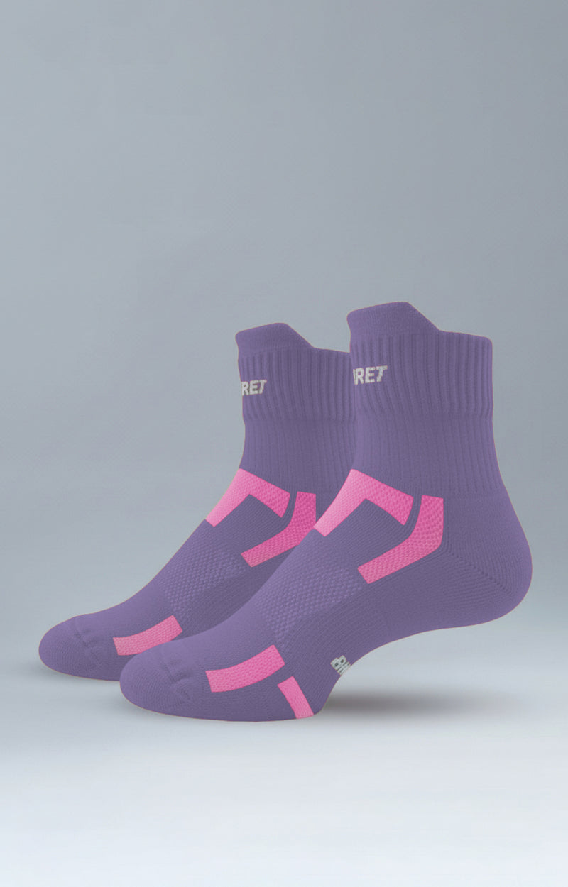 Medias Tobilleras de Running Olympo - Lila