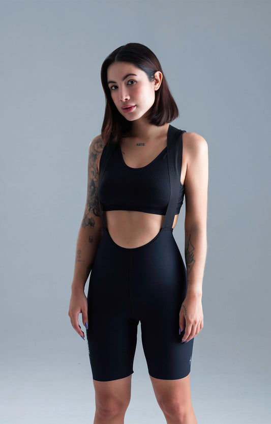 Pantaloneta de ciclismo Tourmalet Tempo Black Woman