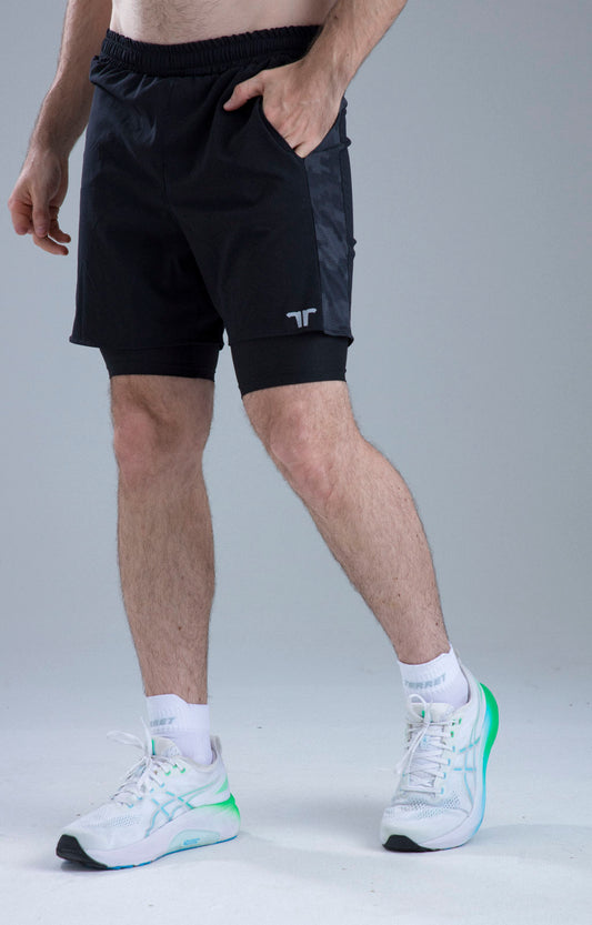 Pantaloneta con Licra Interna Boost Reflective Hombre