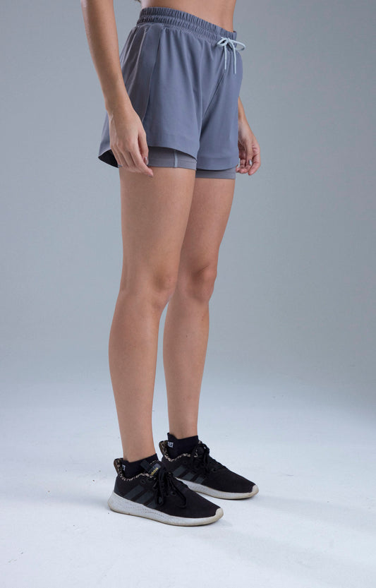 SHORT RUNNING STELLARE POINT GRAY