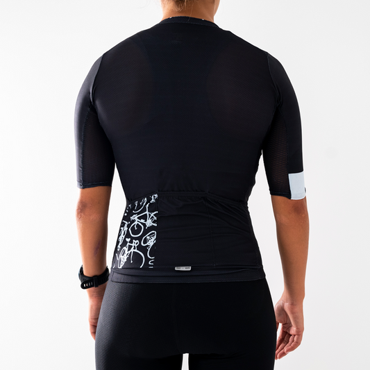 Jersey Bike Collage Mujer