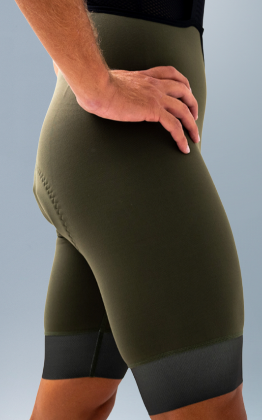 Pantaloneta Ciclismo Mortirolo Army Green Hombre