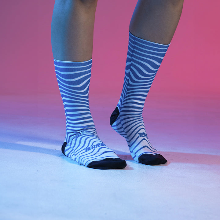 Medias de Compresión Zen Blue Socks