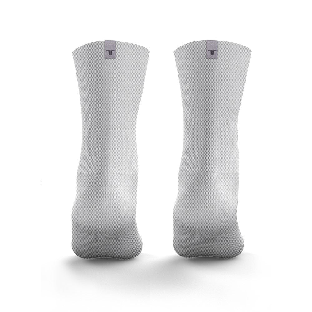 Medias Deportivas con Compresión Terret Classic White Socks