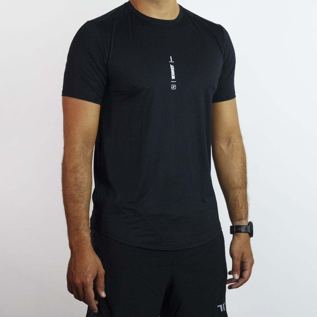 CAMISETA HOMBRE RUNNING BLACK TERRET