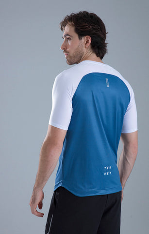 CAMISETA RUNNING ESSENZA POTENZA BLUE HOMBRE