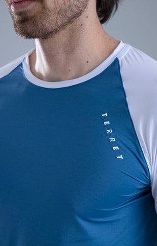 CAMISETA RUNNING ESSENZA POTENZA BLUE HOMBRE