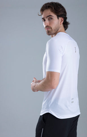 CAMISETA RUNNING ESSENZA POTENZA WHITE HOMBRE