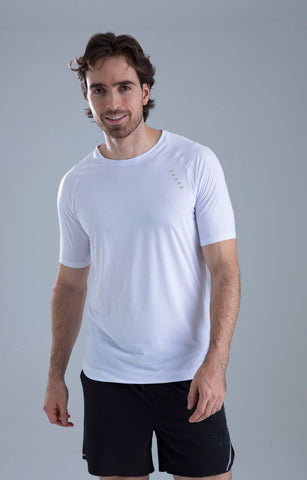 CAMISETA RUNNING ESSENZA POTENZA WHITE HOMBRE