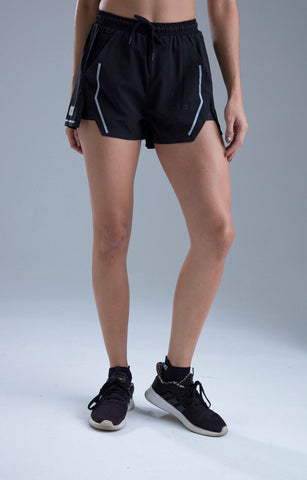 SHORT RUNNING ETERNA RITMO BLACK MUJER