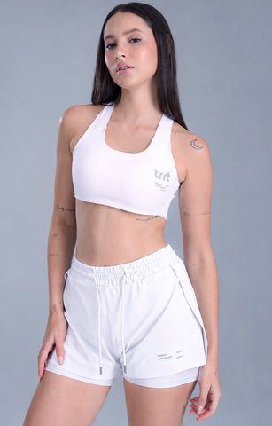 PANTALONETA RUNNING MUJER ASSENZA WHITE