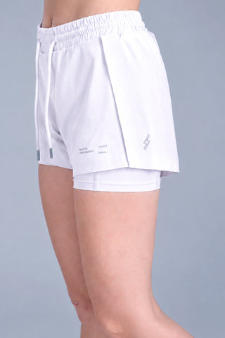 PANTALONETA RUNNING MUJER ASSENZA WHITE
