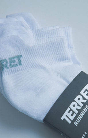 Pack X3 Medias Tobilleras De Running White BNH Hermes