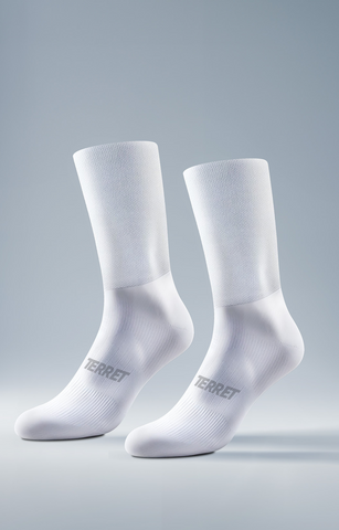 Medias De Running con Compresión Reflective White Socks