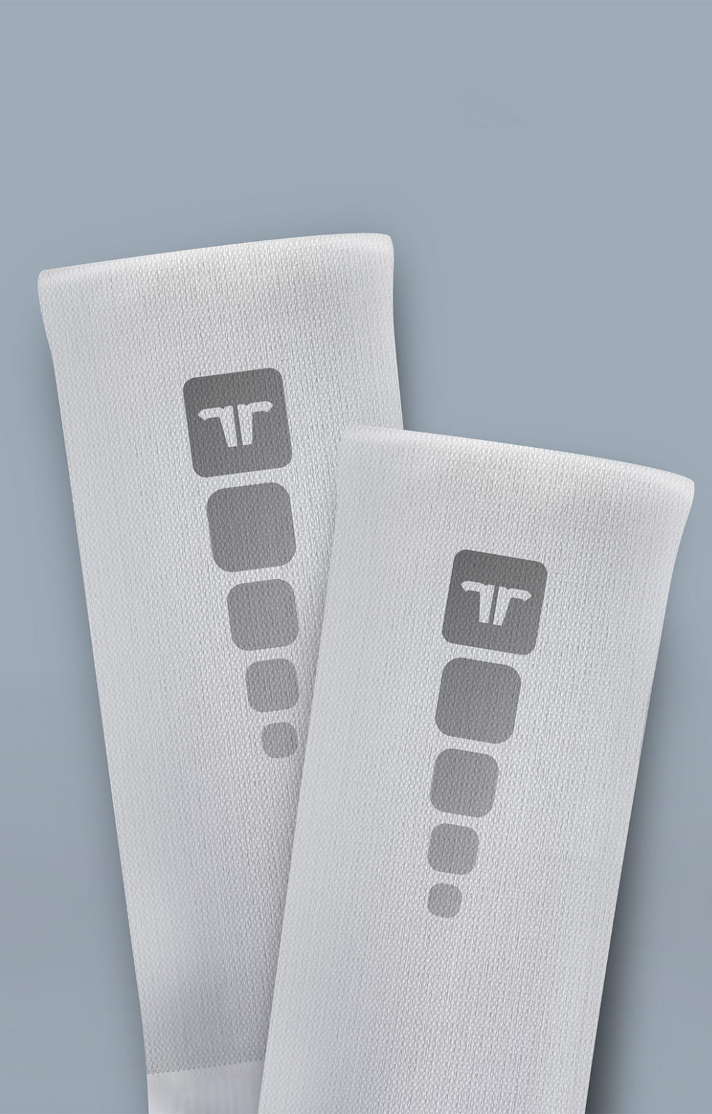 Medias De Running con Compresión Reflective White Socks