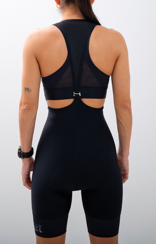 Pantaloneta Ciclismo Mortirolo White Mujer