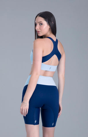 BIKER BAGLIORE BLUE MUJER