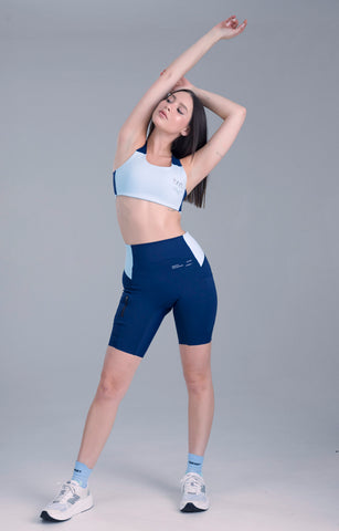 BIKER BAGLIORE BLUE MUJER