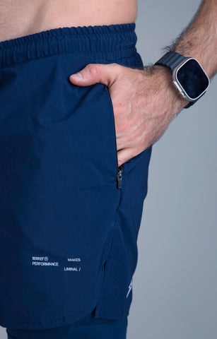 PANTALONETA RUNNING HOMBRE VESTIGE BLUE