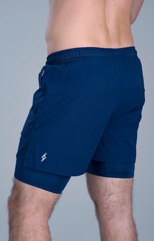 PANTALONETA RUNNING HOMBRE VESTIGE BLUE