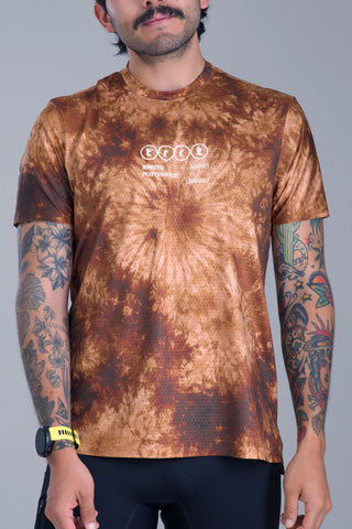 CAMISETA RUNNING HOMBRE REVERIE OCRE