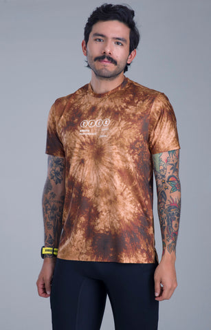 CAMISETA RUNNING HOMBRE REVERIE OCRE
