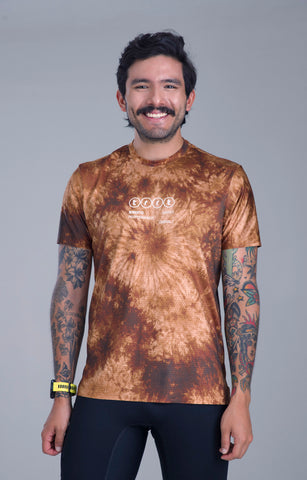 CAMISETA RUNNING HOMBRE REVERIE OCRE