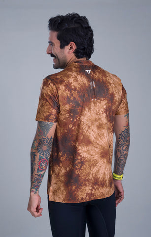 CAMISETA RUNNING HOMBRE REVERIE OCRE