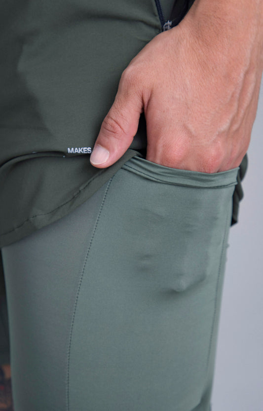 PANTALONETA RUNNING HOMBRE VESTIGE MOSS
