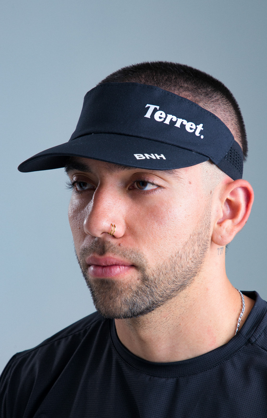 VISERA DE RUNNING Essential Black Terret