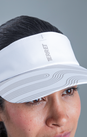 VISERA DE RUNNING REFLEX WHITE