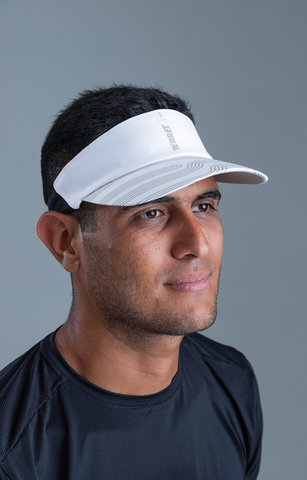 VISERA DE RUNNING REFLEX WHITE
