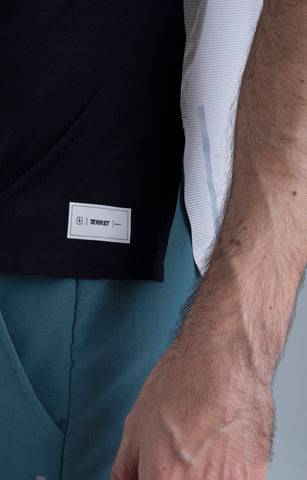 CAMISETA RUNNING HOMBRE IMMORTALE RITMO BLACK