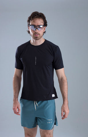 CAMISETA RUNNING HOMBRE IMMORTALE RITMO BLACK