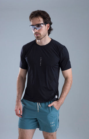 CAMISETA RUNNING HOMBRE IMMORTALE RITMO BLACK