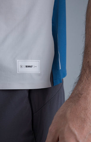 CAMISETA RUNNING IMMORTALE RITMO BLUE HOMBRE