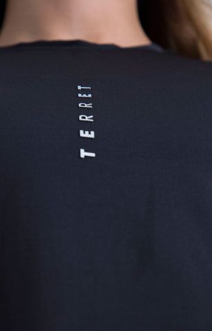 CAMISETA RUNNING MUJER IMMORTALE RITMO BLACK