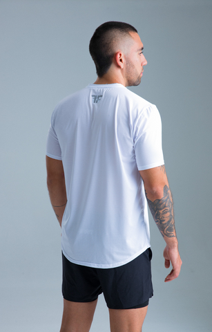 CAMISETA RUN PRO WHITE SIMPLE BETTER HOMBRE
