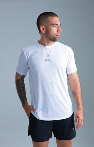 CAMISETA RUN PRO WHITE SIMPLE BETTER HOMBRE