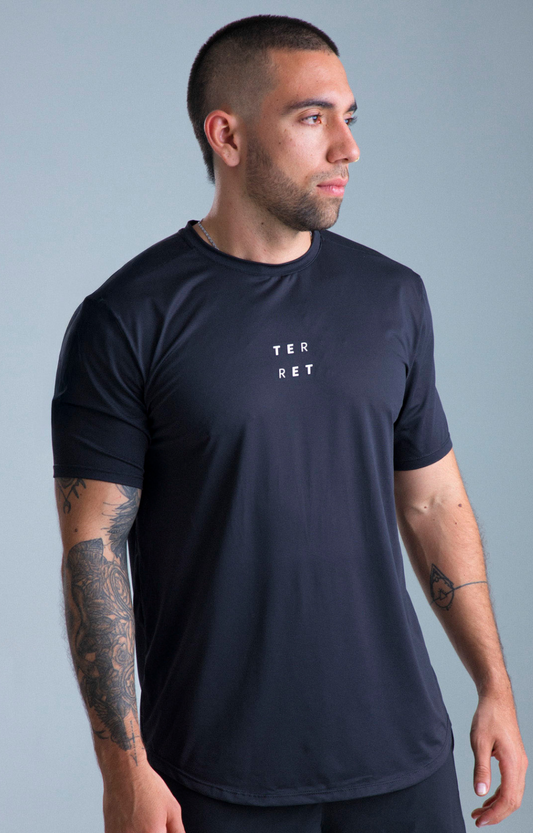 CAMISETA RUN PRO NEGRO SIMPLE BETTER HOMBRE