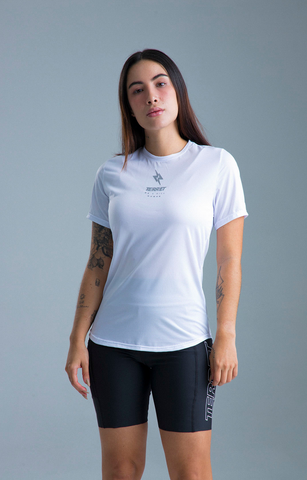 CAMISETA RUN PRO WHITE SIMPLE BETTER MUJER