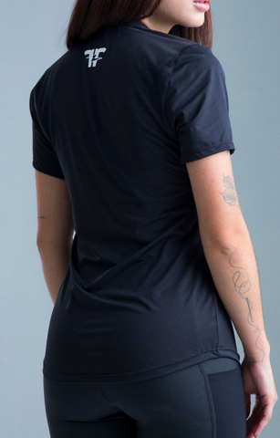 CAMISETA RUN PRO NEGRO SIMPLE BETTER MUJER
