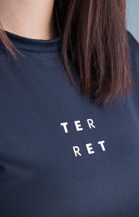 CAMISETA RUN PRO NEGRO SIMPLE BETTER MUJER