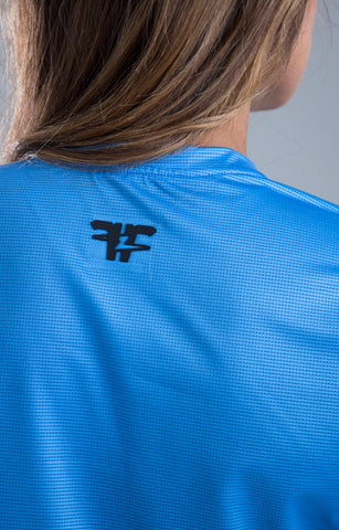 CAMISETA RUN PRO BLUE MUJER